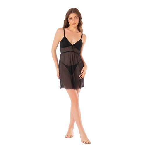Baby Doll Pijama Kibys con Tanga para Mujer
