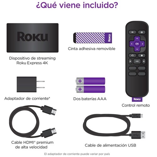 Dispositivo Roku Express 4K