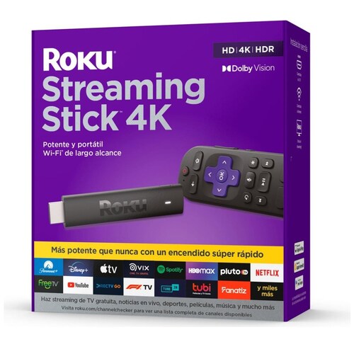 Dispositivo Roku Streaming Stick 4K