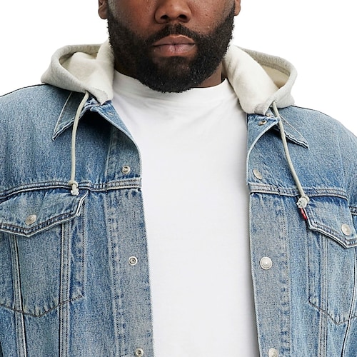 Chamarra Levi's Denim con Capucha para Hombre Plus
