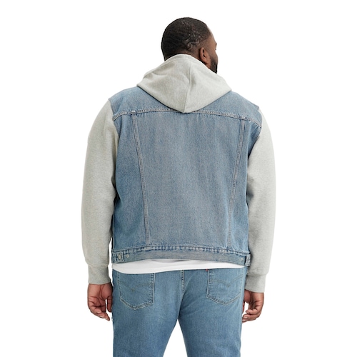 Chamarra Levi's Denim con Capucha para Hombre Plus