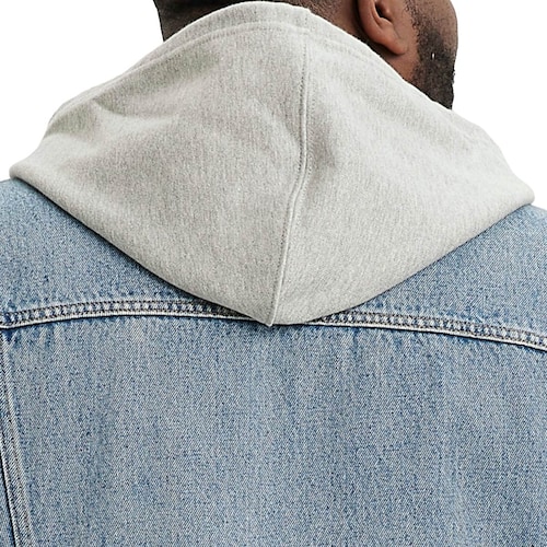 Chamarra Levi's Denim con Capucha para Hombre Plus
