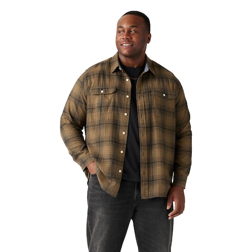 Camisa Levi's Diseño a Cuadros para Hombre Plus