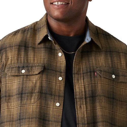 Camisa Levi's Diseño a Cuadros para Hombre Plus