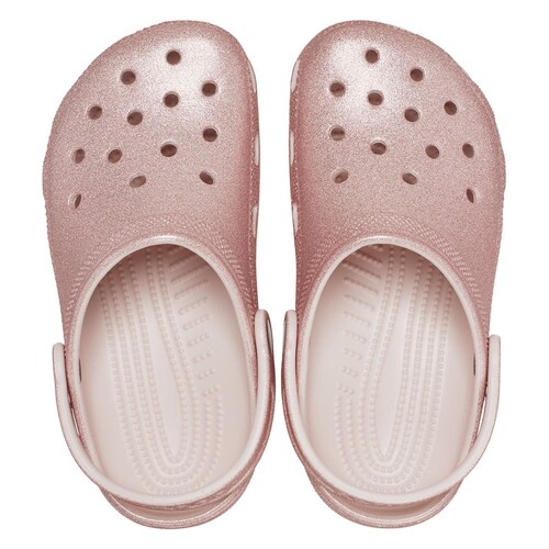Crocs Classic Glitter 18-23 Color Rosa