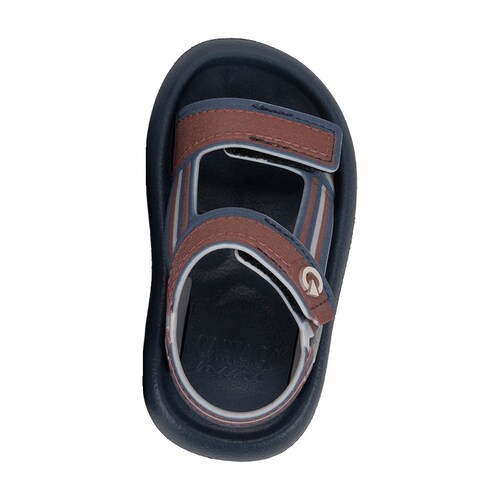 Sandalia Cartago con Velcro 12-16 Color Azul