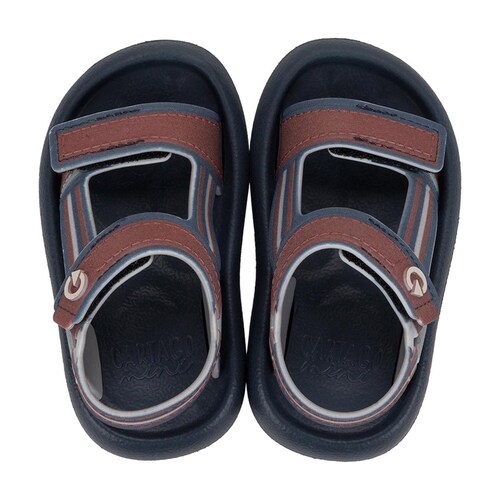 Sandalia Cartago con Velcro 12-16 Color Azul