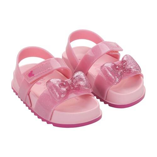 Sandalia Minnie con Velcro 12-16 Color Rosa