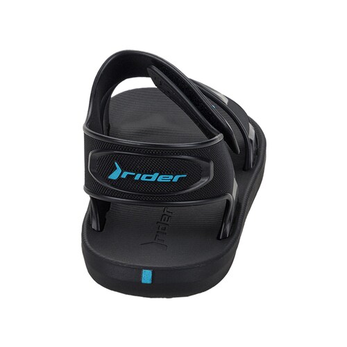 Sandalia Rider con Velcro 18-23 Color Negro