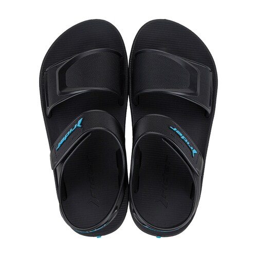 Sandalia Rider con Velcro 18-23 Color Negro