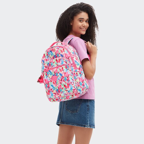 Mochila Flamingo Leaves Kipling