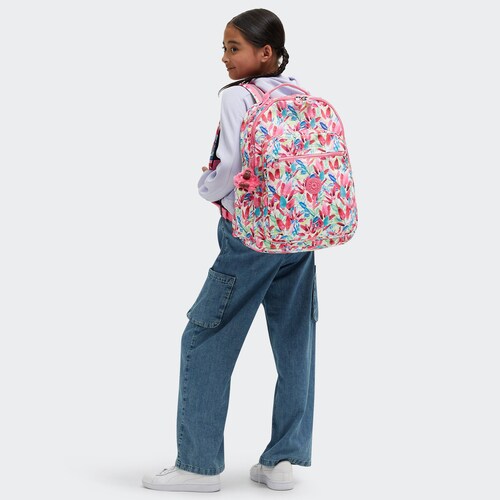 Mochila Flamingo Leaves Kipling