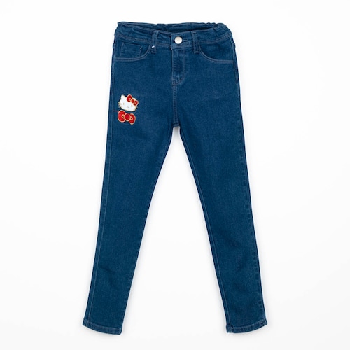 Jeans Regular Fit Hello Kitty Parche para Niña