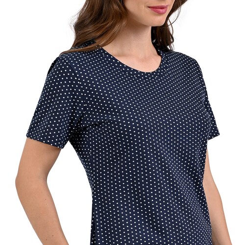 Pijama de Algodón con Manga Corta para Mujer Isotoner