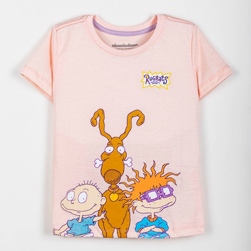 Playera con Diseño Rugrats Nickelodeon para Niña