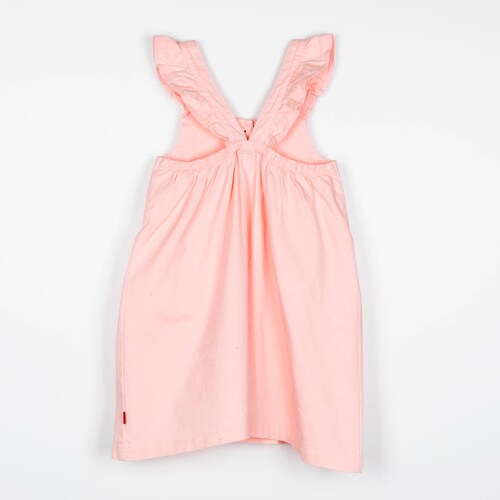 Vestido con Olán Manga Corta para Niña Snoopy