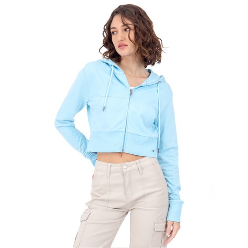 Sudadera Crop Top para Mujer Juniors Forever 21