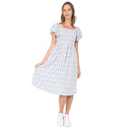 Vestido Largo Flores para Mujer Juniors Forever 21