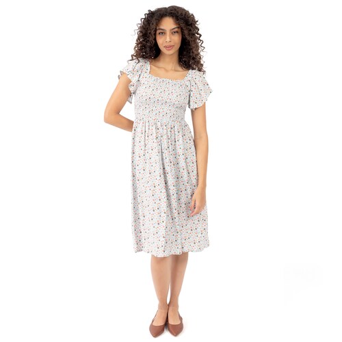 Vestido Largo Flores para Mujer Juniors Forever 21