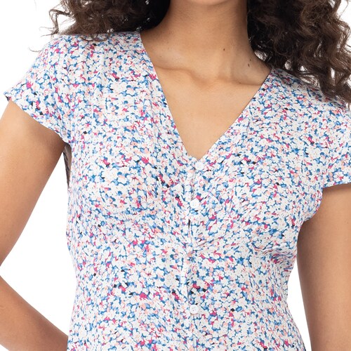 Vestido Largo con Flores para Mujer Juniors Forever 21