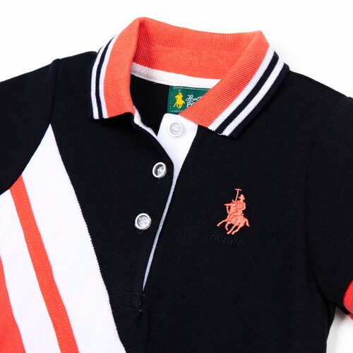 Vestido con Cortes para Niña Royal Polo Club