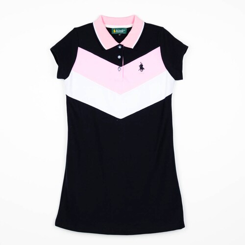 Vestido con Cortes para Niña Royal Polo Club