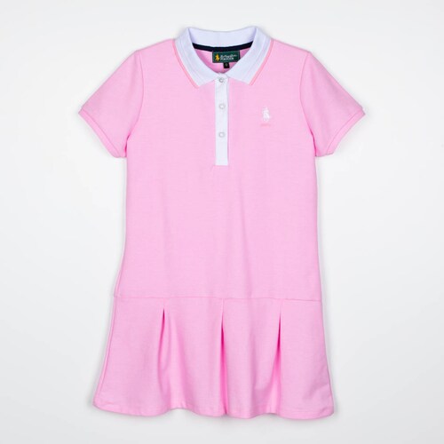 Vestido con Tablones para Niña Royal Polo Club
