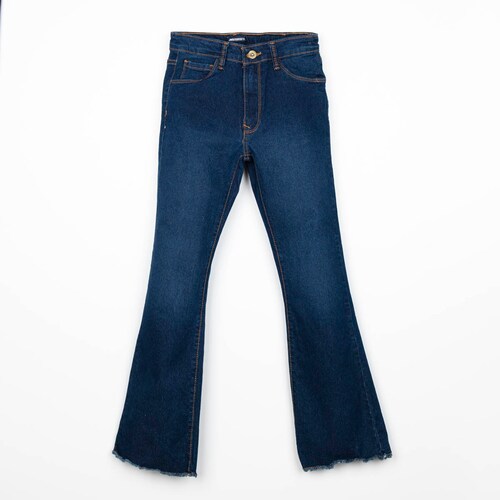 Jeans Flare Fit Jeanious Terminado en Sucio para Niña
