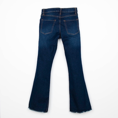 Jeans Flare Fit Jeanious Terminado en Sucio para Niña