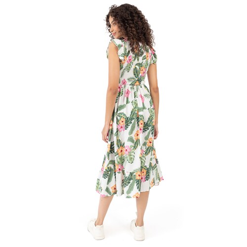 Vestido Casual Largo con Print para Mujer Juniors Forever 21