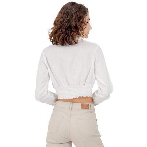 Blusa Moda Manga Larga para Mujer Juniors Forever 21