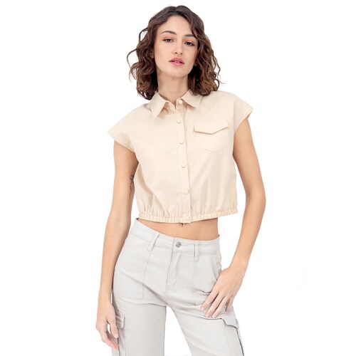 Blusa Moda Sin Mangas para Mujer Juniors Forever 21