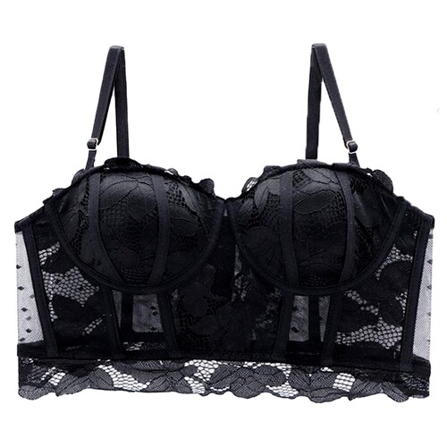 Brasier con Peto Largo y Encaje Couture