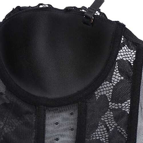 Brasier con Peto Largo y Encaje Couture