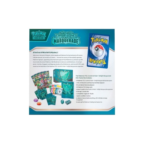Pokémon Tcg Scarlet & Violet Twilight Masquerade Elite Trainer Box