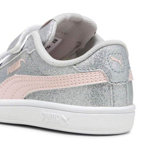 Tenis Puma Smash con Velcro 12-16 Color Gris