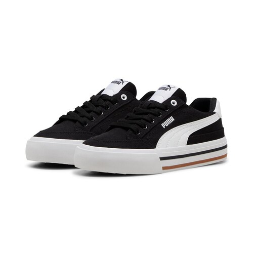 Tenis Puma Court Classic con Agujeta 22-25 Color Negro