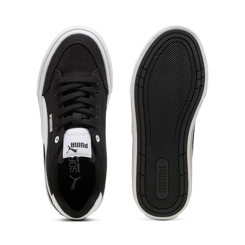 Tenis Puma Court Classic con Agujeta 22-25 Color Negro