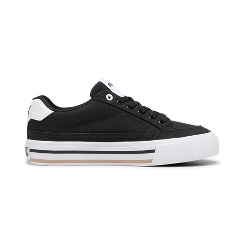 Tenis Puma Court Classic con Agujeta 22-25 Color Negro