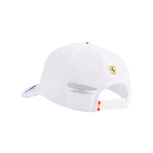 Gorra Blanca Ferrari Sainz Barcelona para Unisex