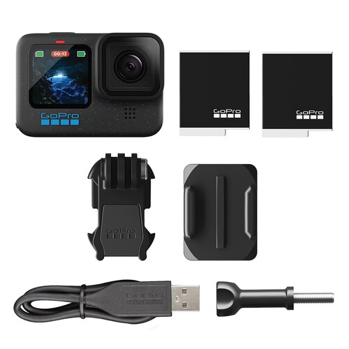 Videocámara Gopro Hero 12 Black + Batería Enduro Ex