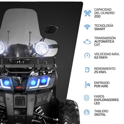 Cuatrimoto Vento Gladiator 200 2025