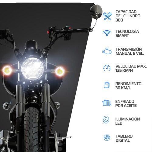 Motocicleta Vento Thunderstar 300Cc 2025