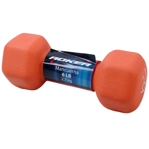 Mancuerna Acero Neopreno 6 Lb Rocker