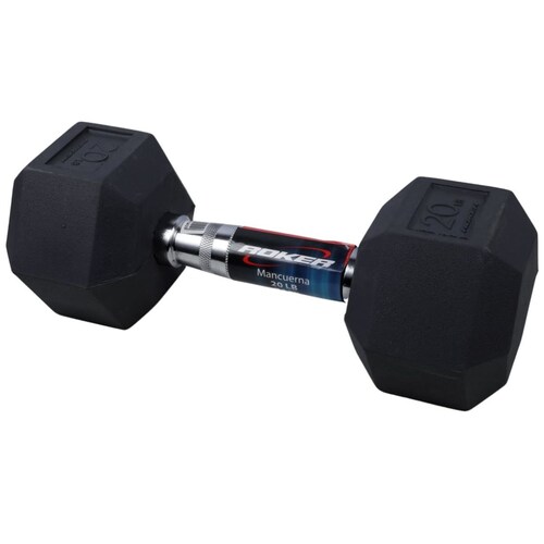 Mancuerna Caucho Cromo 20 Lb Rocker