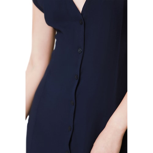 Vestido Midi con Escote en V Y Sin Mangas para Mujer Juniors Lob