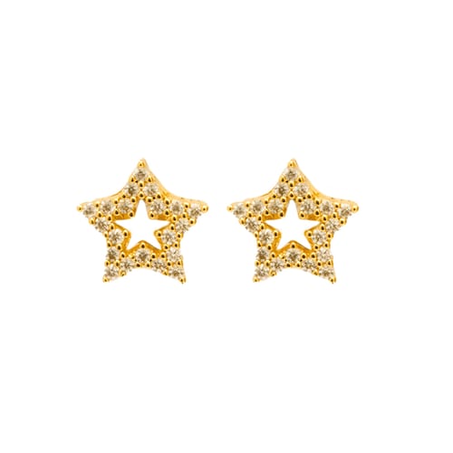 Arracadas Estrella Zirconia Girondela
