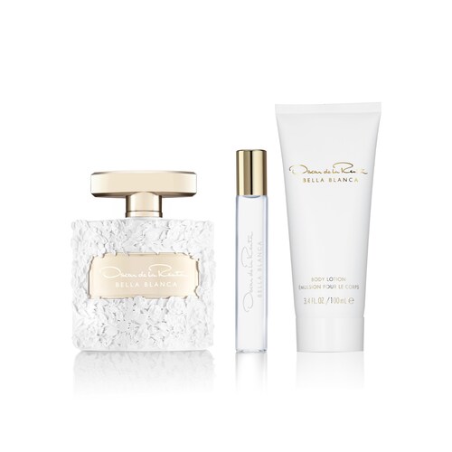 Estuche Eau de Parfum Oscar de la Renta 3Pc Bella Blanca 100 Ml para Mujer