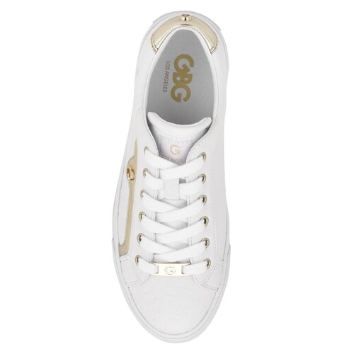 Tenis Gbg los Ángeles Liso con Detalles Dorados