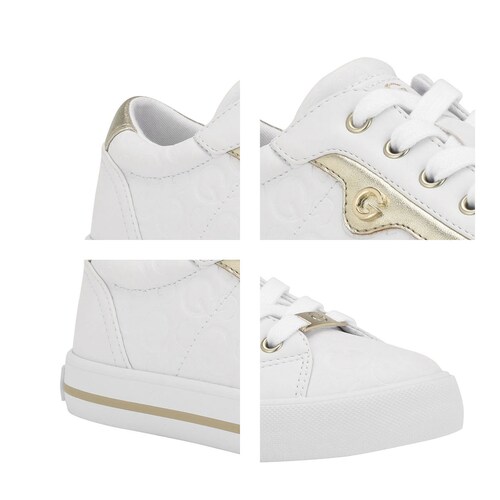 Tenis Gbg los Ángeles Liso con Detalles Dorados